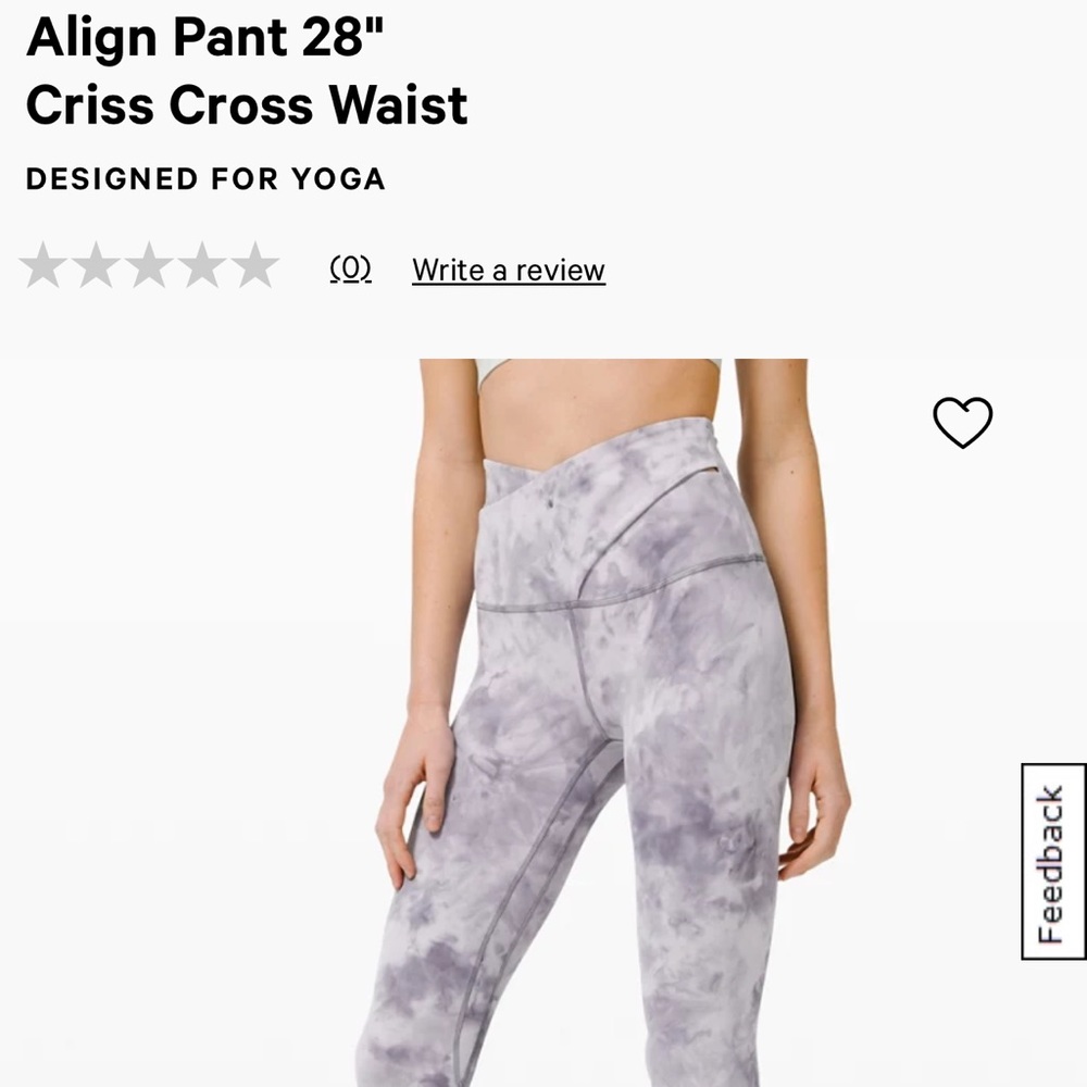 Lululemon Align Criss Cross Legging
